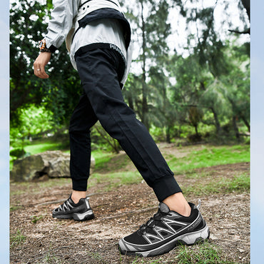 Running Shoes Mesh Sneakers Hiking Boots – Men’s Breathable Trail & Outdoor Footwear with Shock Absorption