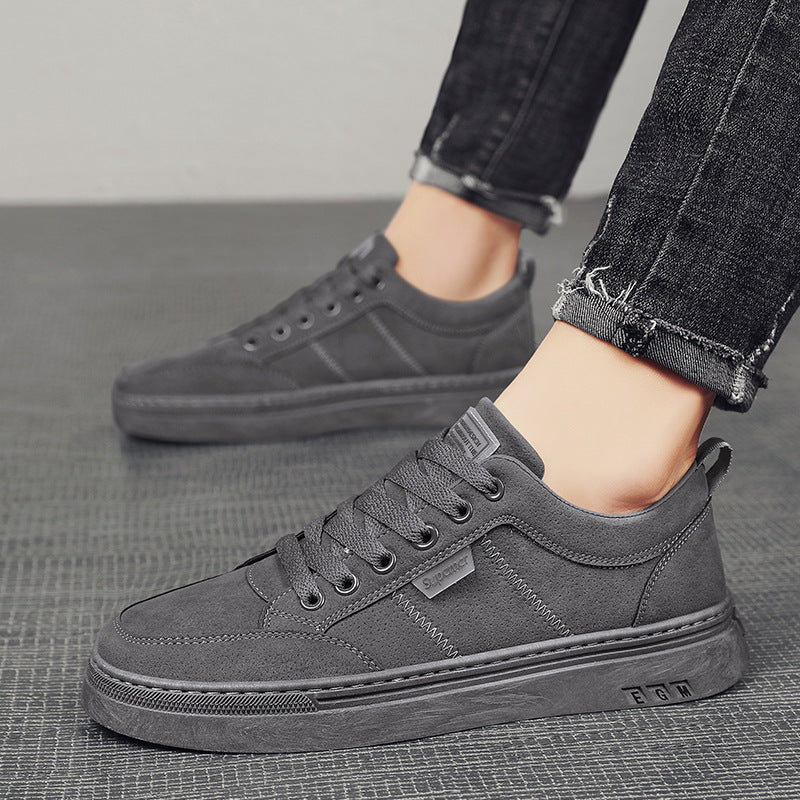 Men’s Stylish Casual Outdoor Sneakers – Lightweight Wear-Resistant PU Shoes