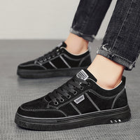 Men’s Stylish Casual Outdoor Sneakers – Lightweight Wear-Resistant PU Shoes