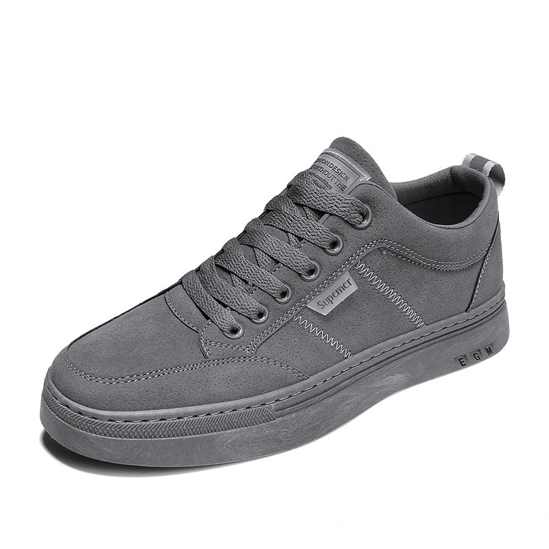 Men’s Stylish Casual Outdoor Sneakers – Lightweight Wear-Resistant PU Shoes